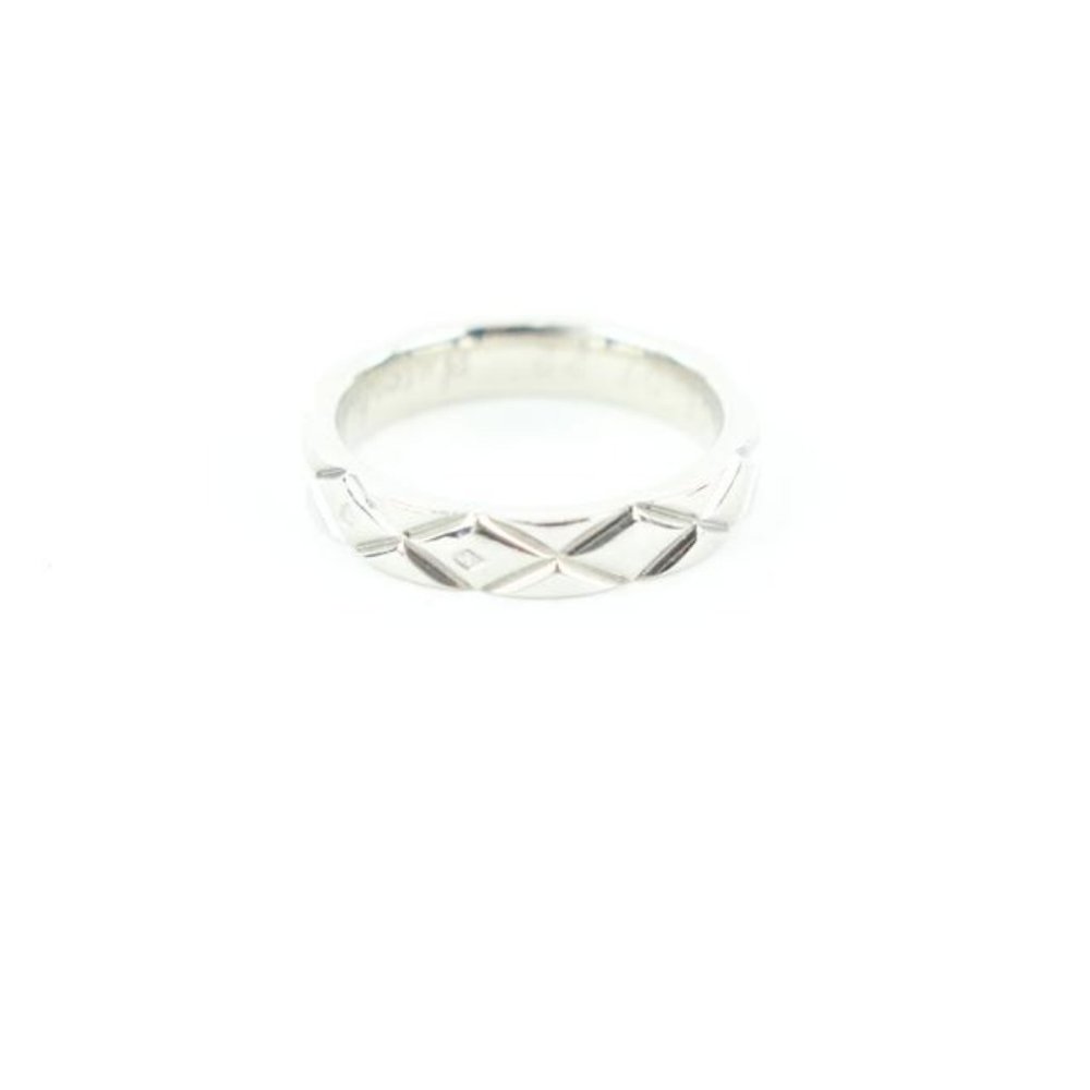 Chanel Size 3.5US PT950 Matelasse Quilted Platinum - Picture 7 of 12